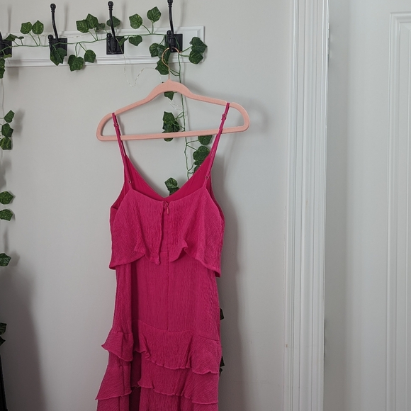 Hot Pink flirty dress - Picture 3 of 6